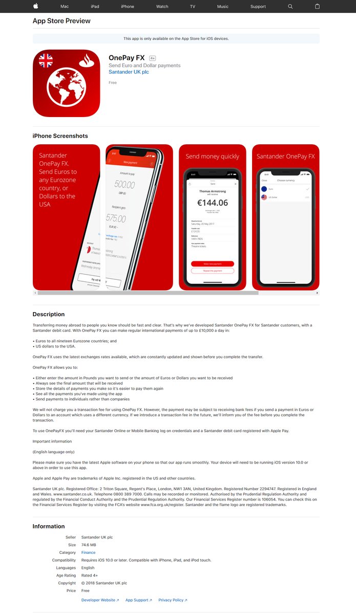 First Live Transaction by Santander’s One Pay FX throgh xCurrent RippleNet